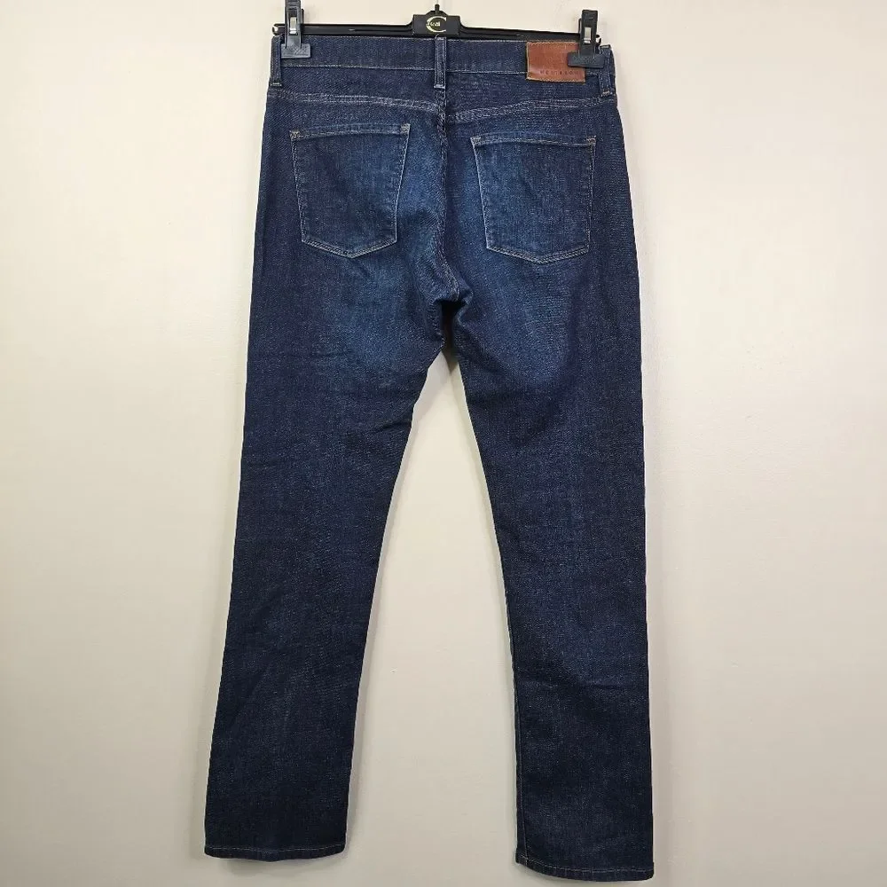 Mott & Bow Dark Wash Slim Fit 5 Pocket Style Denim Jeans 31x32
